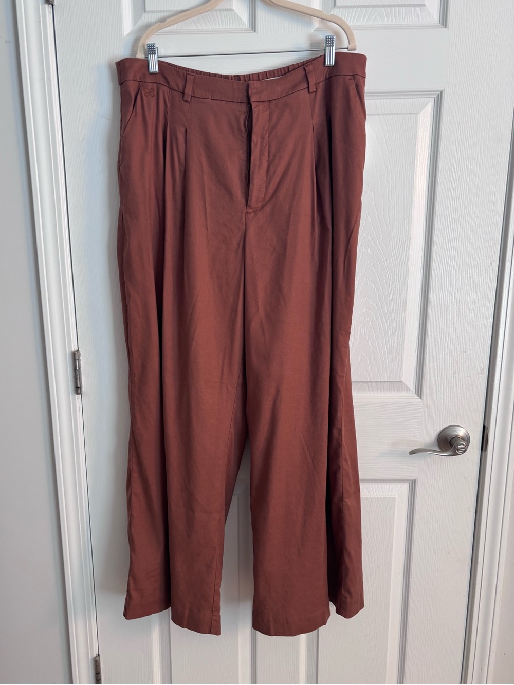 Anthropologie Avery Wide-Leg Trousers